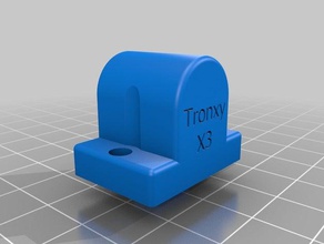 montaje en riel de tronxy x3 Impresora 3d las piezas 3d print model - Mito3D