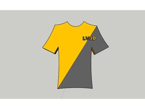 t-shirt lv3d 3d-drucken 3d print model - Mito3D