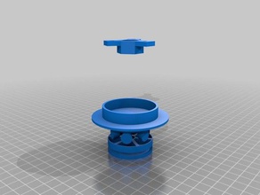 vertical filament titulaire imprimable de roulement Imprimante 3d accessoires les roulements bobine support à rouleaux verticales portant 3d print model - Mito3D