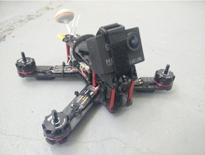 realacc 210 v2 Kamera gopro mount r c Fahrzeuge quadcopter racing quad 3d print model - Mito3D