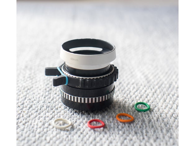 manuelle Fokussierung ring -robuste, einfache universal Kamera Zubehör Kamera-adapter Kamera-Ausrüstung Filmemachen film-Kamera Fokus-ring Fokus-tool follow focus Objektiv-adapter Objektiv-mount Objektiv Beschützer Fotografie Gummi-band 3D print model - Mito3D