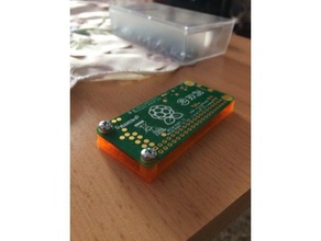 meine lochplatte f r raspi - Elektronik kundengebundene raspberry pi-null B 3d print model - Mito3D