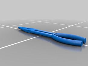 needle nose pliers hand tools 3d print model - Mito3D