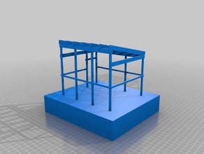 butterfly house 3d-drucken 3d print model - Mito3D