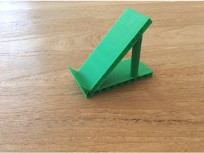 simple phone stand 3d printing 3d print model - Mito3D