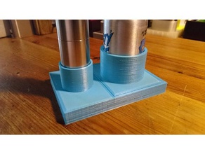 vapestand tubo de 23mm diy mod vape stand 3d print model - Mito3D