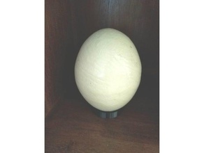 de ovo avestruz titular decoração a 3d print model - Mito3D