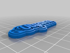 Uljana Schlüsselbund Schlüsselanhänger kundengebundene 3d print model - Mito3D