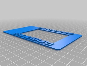 placa frontal lcd12864 caso Impresora 3d accesorios anet a8 3d print model - Mito3D