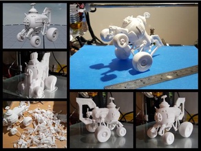 batisfera çizim araç çizgi film fantezi steampunk oyuncak sualtı 3d print model - Mito3D