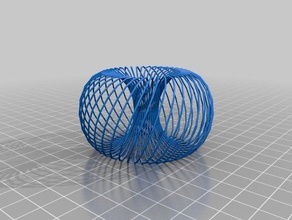 my customized customisable torus knots math art 3d print model - Mito3D