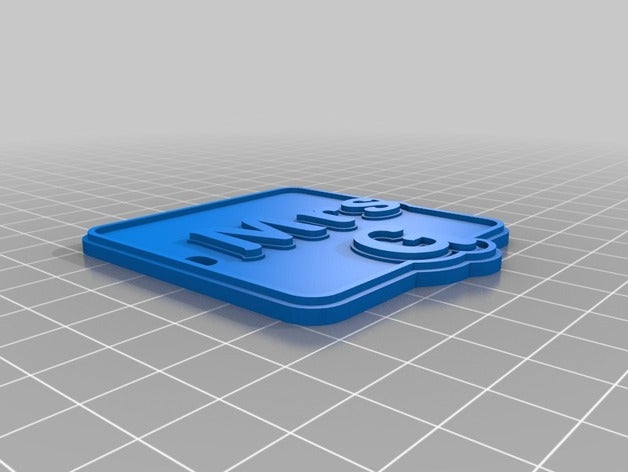 mrs gain keychains customized 3D print model - Mito3D