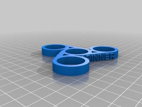 meine angepasste kleinere benutzerdefinierte Beschriftung fidget spinner dual-extrusion Spielzeug & game Zubehör kundengebundene 3d print model - Mito3D