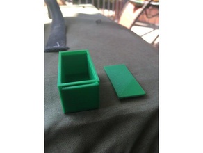 kayar kapaklı kutu 3d baskı kutusu kapak 3d print model - Mito3D