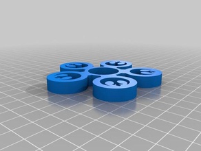 rebel spinner mechanische Spielzeuge kundengebundene 3d print model - Mito3D