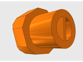 impression rapide de forme pentagonale l'imprimante 3d bouton v1 L'imprimante pièces potentiomètre rotatif 3d print model - Mito3D