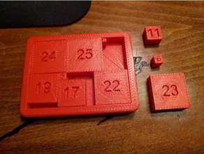 cuadrado rectángulo de puzzle puzzles numberphile embalaje square 3d print model - Mito3D