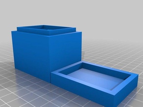 6 round 38 small ammo box sport & outdoors customized 3d print model - Mito3D