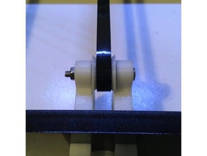 anet a8 y belt tensioner pulley insert 3d printer accessories 3d print model - Mito3D