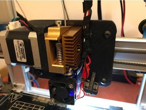 x axis ord bot hadron mk7 extruder 3d printer parts ordbot e3d carriage 3d print model - Mito3D