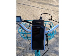 3 bisiklet tutucu samsung galaxy s7 edge e-10000mah powerbank v düşünür cep telefonu 3d print model - Mito3D