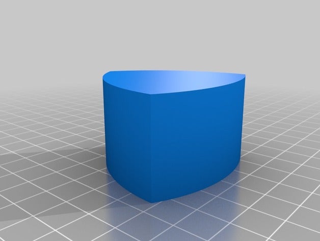 triângulo de reuleaux matemática 3D print model - Mito3D