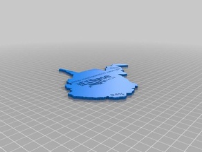 eclipse 3d printable usa state pinhole projectors physics & astronomy eclispe elcilpse2017 nasa projector west virginia 3d print model - Mito3D
