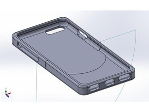 teléfono 6s caso de el móvil iphone 6 del 3d print model - Mito3D