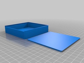 my customized parametric rounded sliding top box 10-10 spinner v2 containers 3d print model - Mito3D