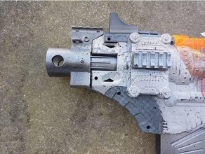 nerf desolator boltgun styled canon props 3d print model - Mito3D
