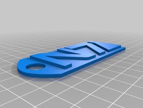 n7 kitle etkisi anahtarı chan Anahtarlık 3d print model - Mito3D