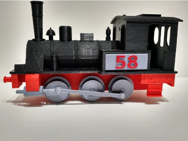 buharlı lokomotif modelleri tren modeli Batı 3D print model - Mito3D