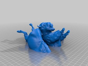 bisonte de puzzle aprendizaje el buffalo 3d print model - Mito3D