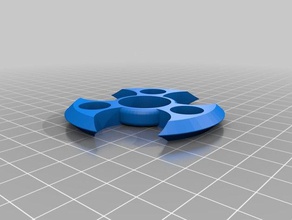 meu personalizados tri-razor escolher-um-peso fidget giratório brinquedos & games personalizado 3d print model - Mito3D