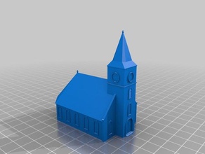 kilise öğrenme bina 3d print model - Mito3D