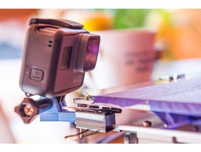 gopro mount lettino riscaldato Stampante 3d accessori letto di montaggio videocamera riscaldata eroe il monte tabella thomas officina 3d print model - Mito3D