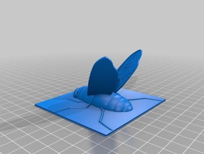 Fliegen lernen haptische taktile 3d print model - Mito3D