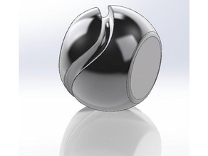 bb-fidget-bola arte interativa bola rolamento de esferas filamento 3d print model - Mito3D