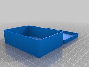 simple business card box tool holders & boxes customized 3d print model - Mito3D