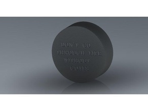 hockey puck quote amazing awesome breathtaking cool creative dazzling decor easy excellent extraordinary extreme fantastic fast fun hard ideas incredible like love penns pucks quotes radical savage simple small smart snazzy sport sports stuff super superb things unbelievable unthinkable wonderful wonderous 3d print model - Mito3D
