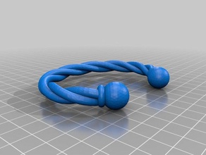 viking arm ring bracelets vikings 3d print model - Mito3D