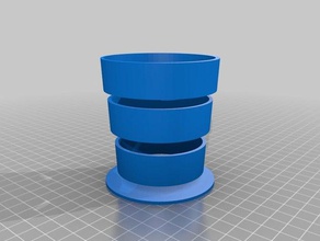 collapsible cup 3d printing 3d print model - Mito3D