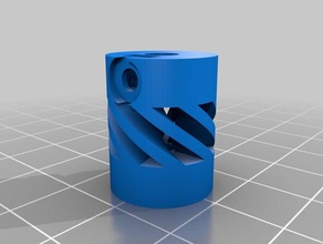 my customized flexible coupling machine tools 3d print model - Mito3D