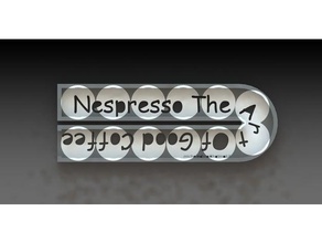 nespresso cup decoración 3d print model - Mito3D