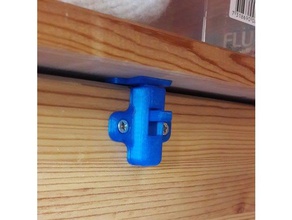 tiroir fermoir ménage fastner verrouillage 3d print model - Mito3D