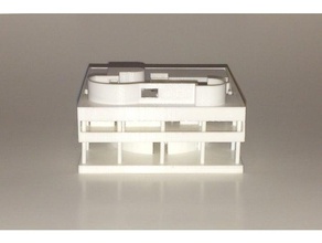 villa savoye geändert scans & Replikate Architektur-Modell Architektur le corbusier 3d print model - Mito3D