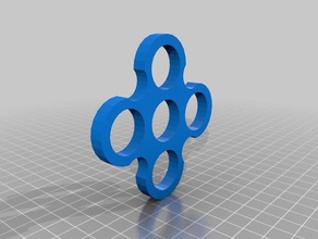 quad giratório fidget spinner 3d print model - Mito3D