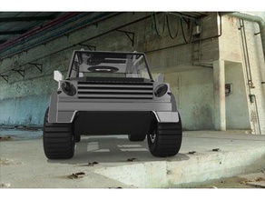 jeep Imprimante 3d accessoires voiture 3d print model - Mito3D