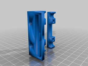 reprapguru x batente ajustável Impressora 3d de peças nal curso prusa i3 eixo-x 3d print model - Mito3D