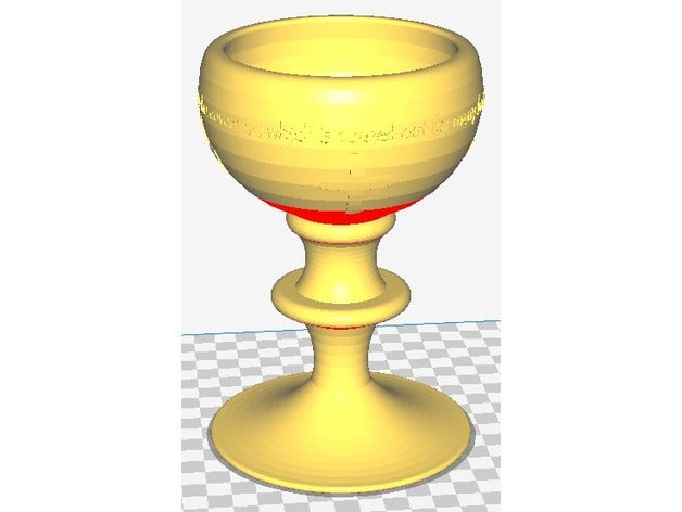a comunhão da copa adereços taça religiosa 3D print model - Mito3D